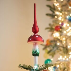 SPECIAL PRICING🔥Glass Mushroom Tree Topper